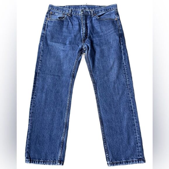 Levi’s Men’s Vintage Medium Wash Straight Leg Jeans (Size: 38/30) - Picture 7 of 9